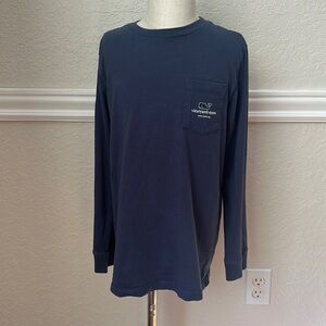 Vineyard Vines Navy Blue Long Sleeve New York City Design